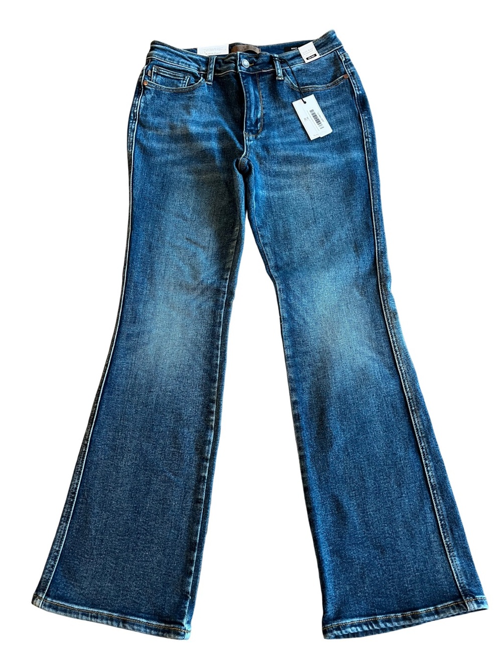 Judy Blue Boot Cut Mid Rise Dark Blue Jeans NWT Size 11/30.